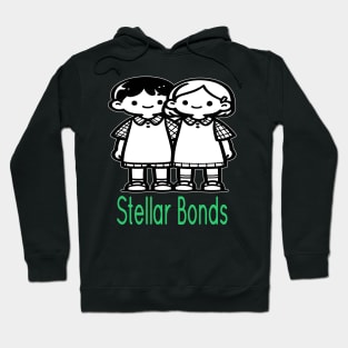 Stellar Bonds - Unbreakable Sibling Link Hoodie